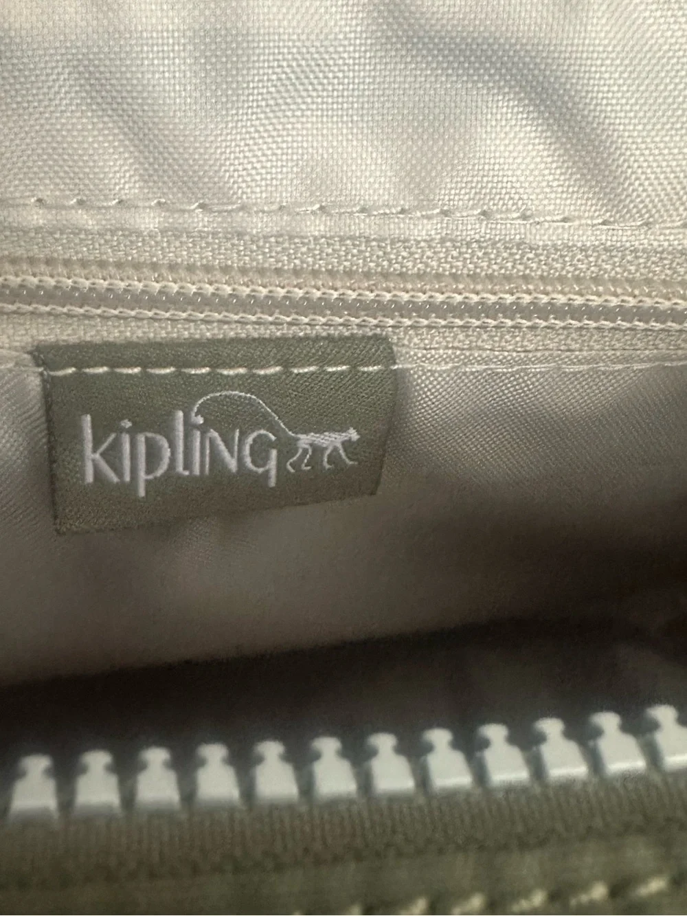 Kipling Green Moss Crossbody Shoulder Bag with Signature Fur Monkey Keychain